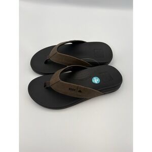 Reef Cushion Spring Flip Flops Mens Size 7 Brown Comfort Sandals Thong NWT